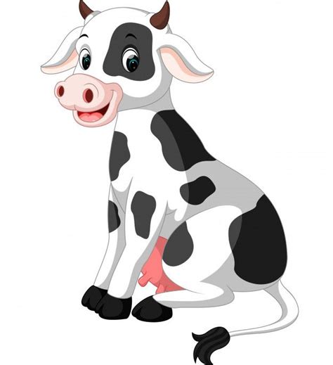 premium vector cute  cartoon cute baby  cute cows baby cows