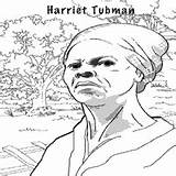 Coloring History Month Tubman Harriet Pages Surfnetkids sketch template