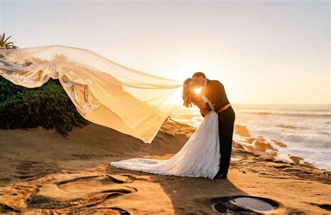beach wedding photoshoot cherish  romance  sunset