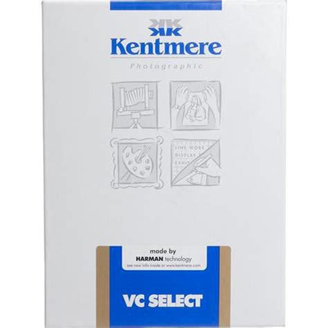 kentmere variable contrast select fine lustre sheets  flash centre