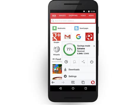 opera mini  android update brings improved  manager technology news