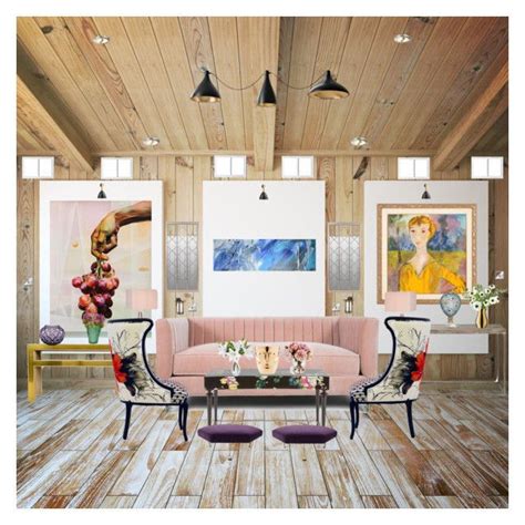 edgy stylish home  allan graza  polyvore featuring interior interiors interior design
