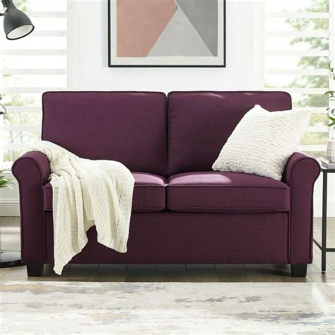 pull  couch sofa bed sleeper loveseat  memory foam mattress twin size  ebay