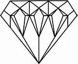 Diamond Coloring Printable Jewel Diamonds Clipart Pinclipart Transparent sketch template