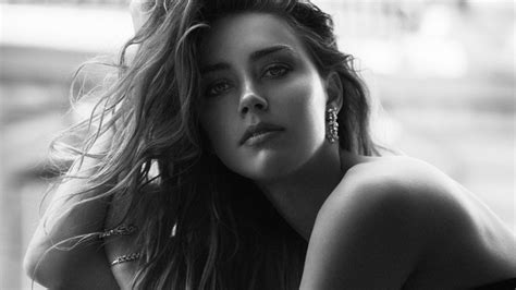 Amber Heard Black And White Hd Celebrities 4k Wallpapers