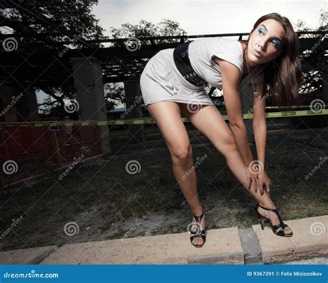 Woman Bending Over Backwards Stock Image 3460297