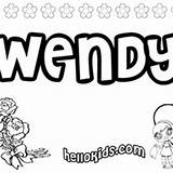 Coloring Pages Wendy Hellokids sketch template