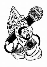 Drake Marvin Homies Colorear Desenho Tatuagem Swags Xxxtentacion Gott Malbuch Pinup Libro Supreme Toda Tupac Especie Bene Rohlmann sketch template