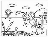 Coloring Pages Outside Country Kids Printable Vegetable Clipart Outdoors Drawing Sheet Garden Popular Book Coloringhome sketch template