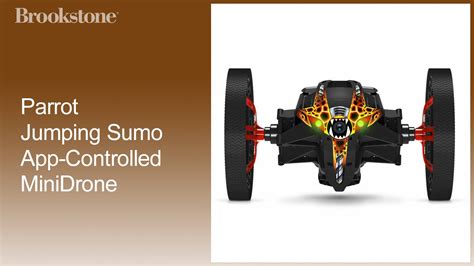 parrot jumping sumo app controlled minidrone  started