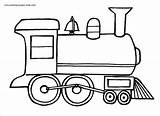 Train Coloring Printable Pages Choo Engine Car Outline Clipart Kids Color Express Simple Movie Polar Transport Land Drawing Tickets Flat sketch template