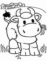 Coloring Pages Chibi Cows Baby Cow Printable Funny Games Kids Sheets Educativeprintable sketch template