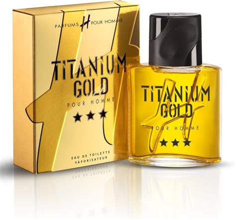 pour homme eau de toilette homme titanium gold ml amazonfr beaute  parfum
