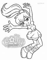 Polly Pocket Coloring Pages Dolls Printable Kids sketch template