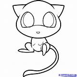 Pokemon Chibi Coloring Pages Mew Draw Colorear Dibujos Para Step Google Search Drawing Color Book Pagers Dragoart Baby Colouring Ilustraciones sketch template