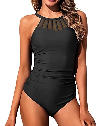 Look Stylish And Sexy In A High Neck One Piece Bathing Suit