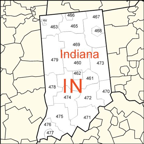 American State Boundary Maps From Illinois To Missouri