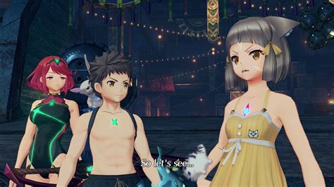 Xenoblade Chronicles 2 Swimsuit Edition Cutscene 058 Theft Of Roc S