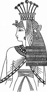 Egyptian Coloring Egypt Ancient Pages Color History Kids Colouring Civilizations Goddess Printable Books Adult Necklace Wikimedia Ages Through Fashion Designs sketch template