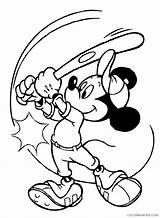 Coloring4free Mickey Mouse Coloring Pages Baseball Playing Related Posts sketch template