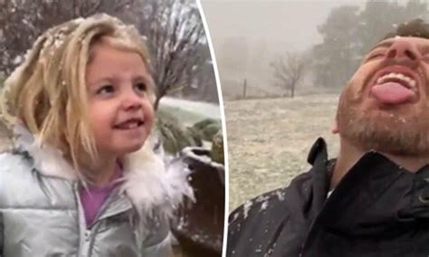 grant denyer can t stop smiling as it downpours with snow