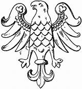 Eagle Heraldic Romanesque Etc Clipart Original Large sketch template
