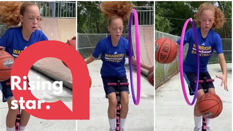 Talented Girl Performs Mind Blowing Basketball Stunts
