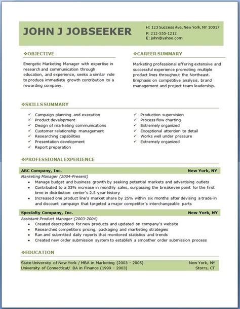 professional resume templates  resume downloads