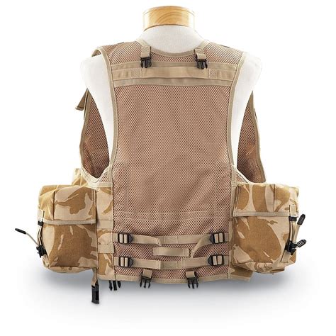 british military combat vest desert camo  tactical vests