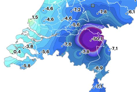 siberische taferelen  uden volgens buienradar weerkaart geeft  graden aan foto ednl