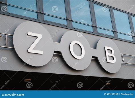 sign  zob berlin central bus station editorial image image  journey facade