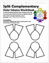 Complementary Scheme Colors Createartwithme Packet Bundled sketch template