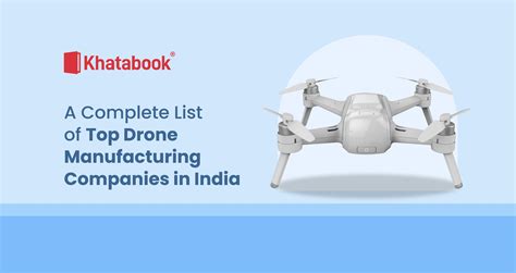 top drone manufacturing companies  india