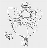 Fairy Coloring sketch template