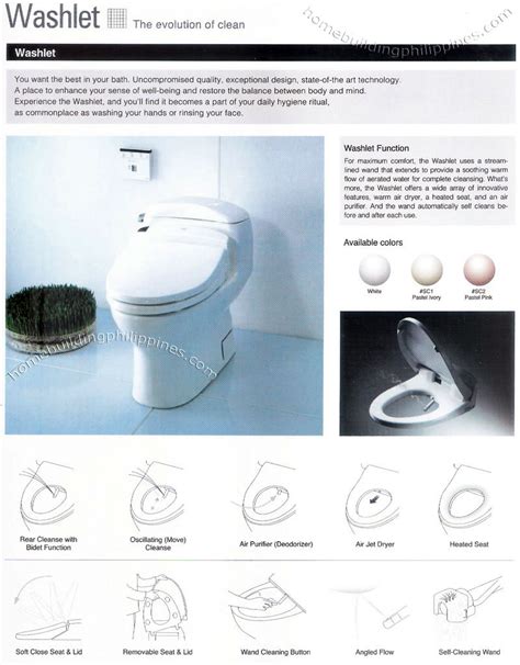 washlet toilet seat bidet bath vanities philippines