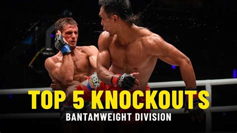 Top 5 Knockouts Bantamweight Division One Highlights Powcast Sports