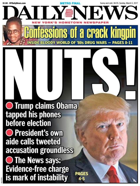 nuts ny daily news further reveals anti trump bias with latest front