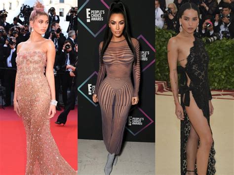 the most daring dresses celebrities have in public