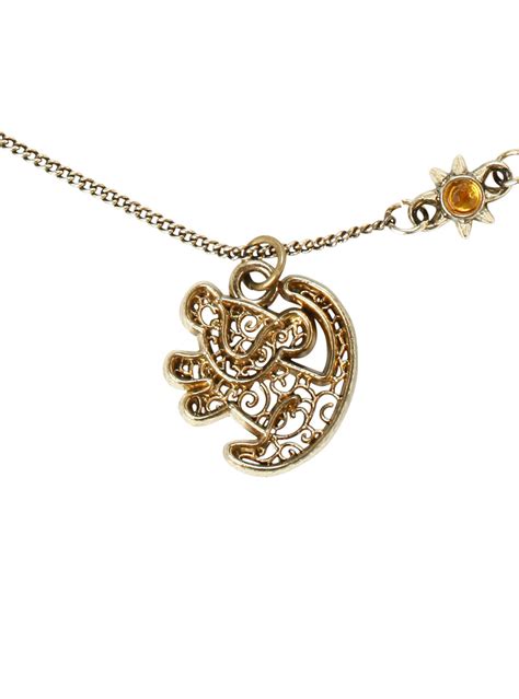 disney  lion king simba filigree necklace disney necklace disney jewelry filigree necklaces