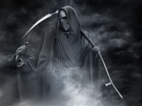 death grim reaper artwork fantasy art