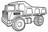 Coloring Pages Car Heavy Duty Transporter sketch template