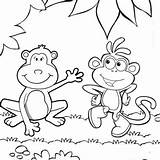 Monkeys Mitraland sketch template