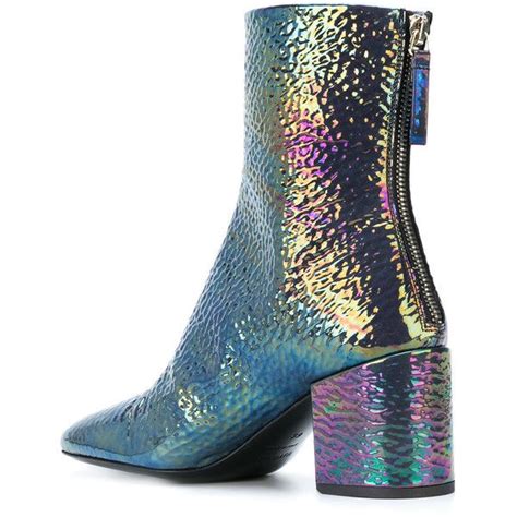 premiata iridescent finish boots    polyvore featuring shoes boots premiata boots