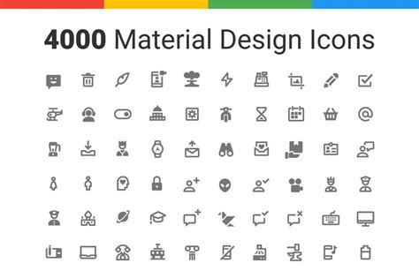 material design icon packs super dev resources