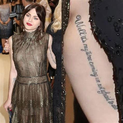 Frances Bean Cobain’s 22 Tattoos And Their Meanings Body