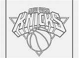 Coloring Knicks York Pages Getdrawings sketch template