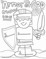 Armor God Coloring Armour Pages Kids Bible School Sunday Lesson Lessons Preschool Crafts Printable Activities Christmas Sheet Whole Craft Drawing sketch template