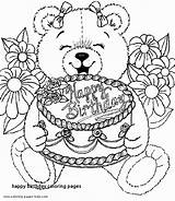 Birthday Happy Coloring Pages Sister Getdrawings sketch template