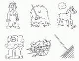 Coloring Farm Countryside Pages Animals Preschool Sheet Colour Popular Coloringhome Comments 700px 97kb sketch template