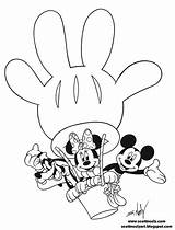 Mouse Mickey Coloring Clubhouse Pages Toodles Getdrawings sketch template